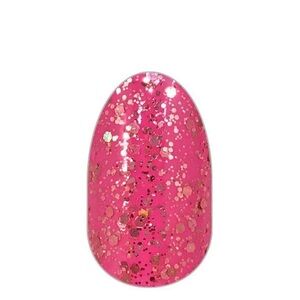 Color Street L.A. DREAMS Hot Pink & Rose Gold Glitter Nail Strips Set